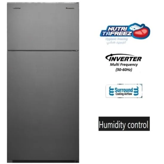 Panasonic Top Mount Freezer Refrigerator 432 Liters 17 CFT - Silver